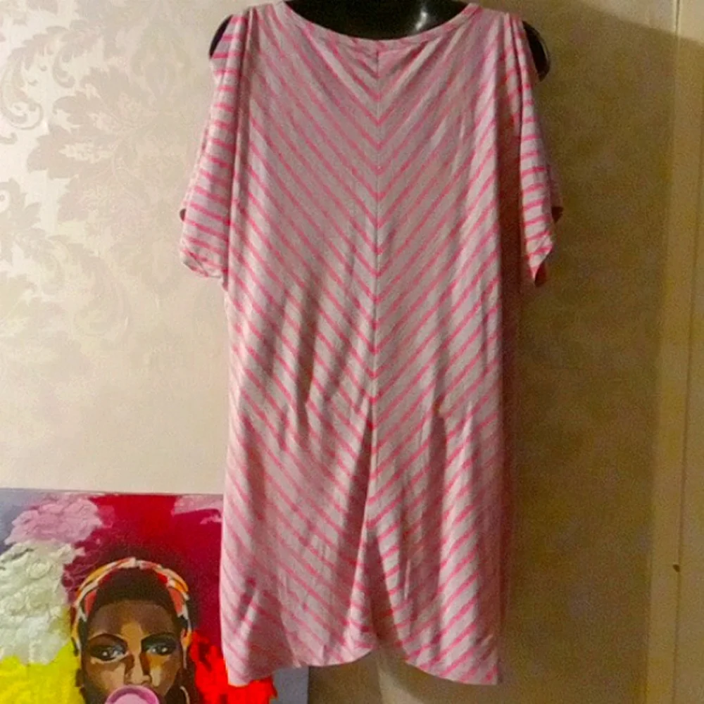 Cato Cold Shoulder Tunic Top L - Picture 5 of 8